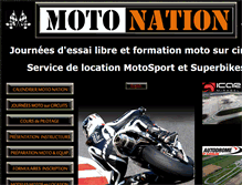 Tablet Screenshot of moto-nation.ca